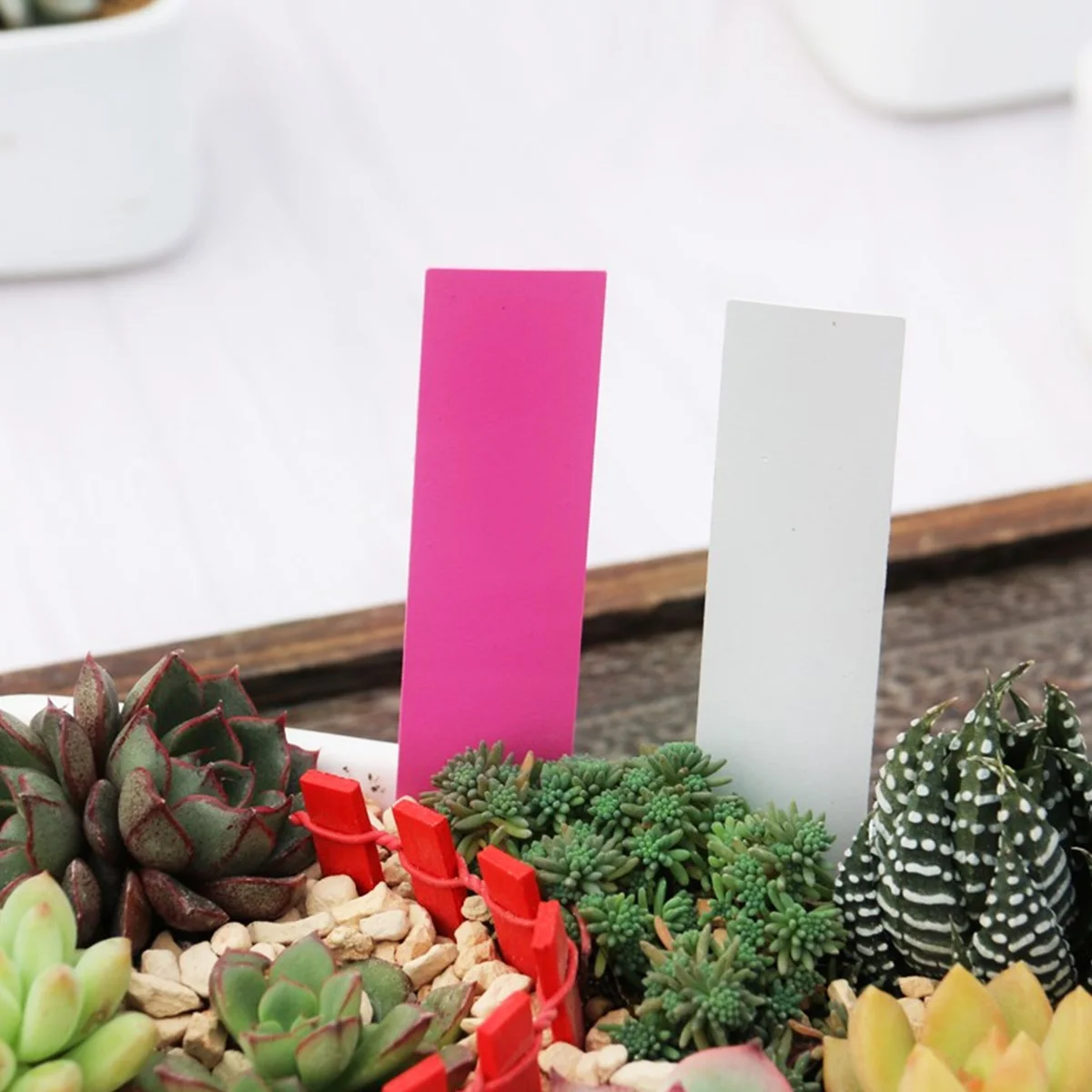 

500 pcs 10X2Cm T-Type Waterproof Plant Labels Garden Nursery Tags Markers Reusable Durable Long Lasting Easy Writing