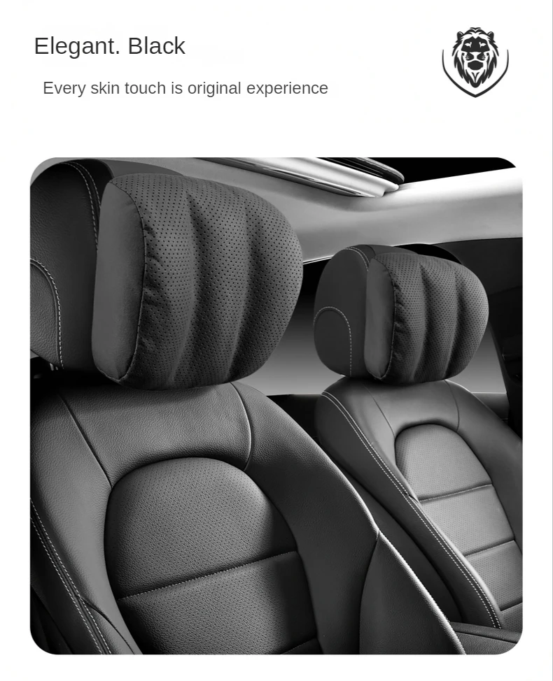Auto-Kopfstütze Nackenkissen Memory-Schaum-Kissen Kopfstütze Nackenstütze Weich Universal für Autos Reisen Alle Jahreszeiten – Detail 9