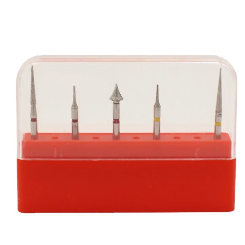 Teeth Polishing Dental Diamond Burs Kit Drills Bit Interproximal Enamel Reduction Set for Durs Porcelain veneer FG polishing bur