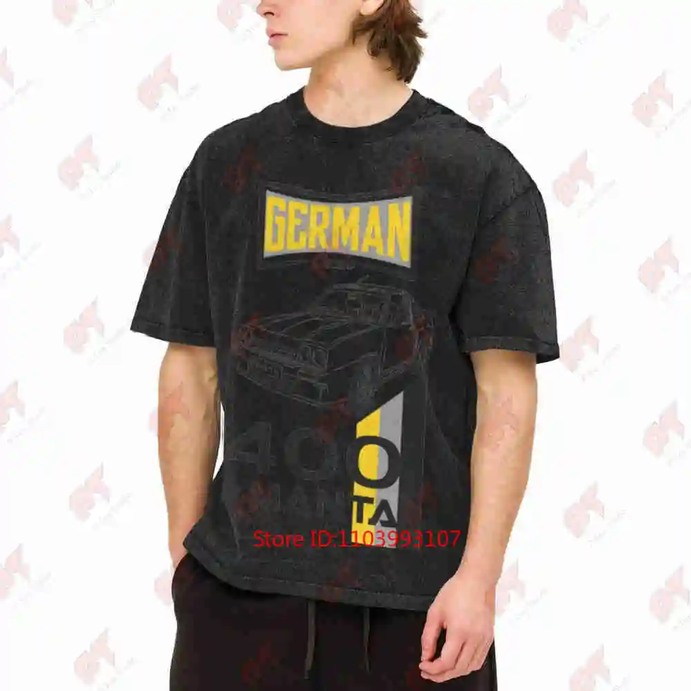 Manta 400 German Classic Vintage Washed Tee Pure Cotton T-Shirt