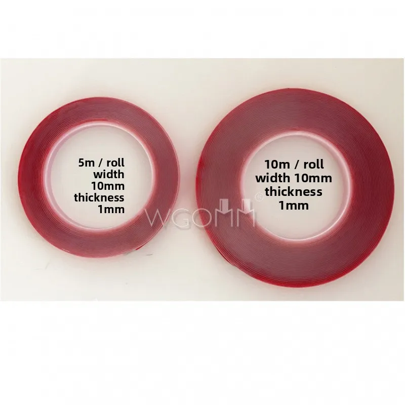 Clear Traceless Nail Double Sided Adhesive Tape Crystal Paste Nail Salon School Nail Art Samples Display Manicure Tools