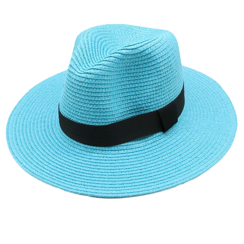 Panama Straw Hat Men Summer Straw Hat Wide-brimmed Outdoor Sun Visor Beach Hat