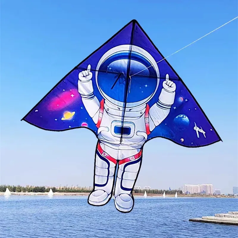 Spedizione gratuita astronauti aquiloni giocattoli volanti per bambini aquiloni astronauta aquiloni stringa linea cosmonauta aquiloni nylon aquiloni fabbrica jouer