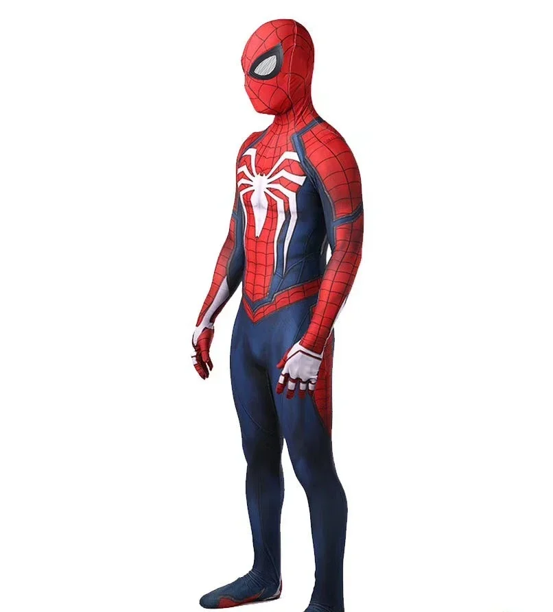 PS4 insonniac Spiderman Cosplay supereroe 3D stampato Spandex Costume PS4 Spiderman Zentai vestito abiti Costume di Halloween adulto