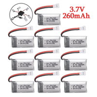 wholesale 3.7V RC Drone Battery for Eachine H8 JJRC H2 H8 H48 Mini RC Quadcopter Accessory 3.7v 260mah lipo Battery