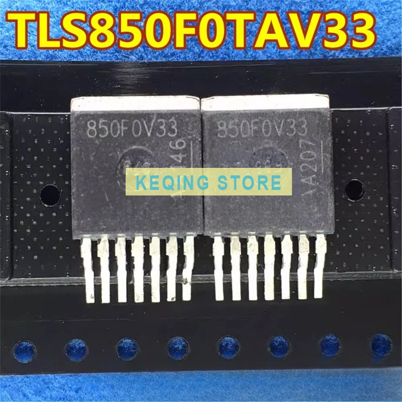 10PCS Used+Not NEW+Send after Measure TLS850F0TAV50 850F0V50 TO263-7 Regulator, Automotive IC