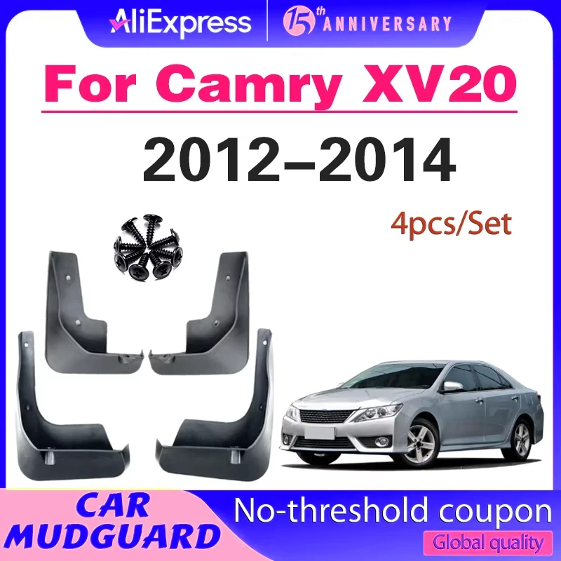 

Molded Mud Flaps For Toyota Camry XV50 Altis Aurion 2012 2013 2014 Mudflaps Splash Guards Mud Flap Front Rear Mudguards Fender