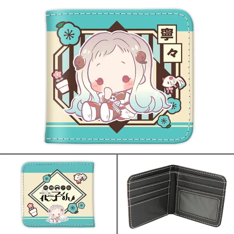 Anime Toilet-Bound Hanako-kun Men Wallets Nene Yashiro Coin Purse Minamoto Kou Card Holders – Detail 9