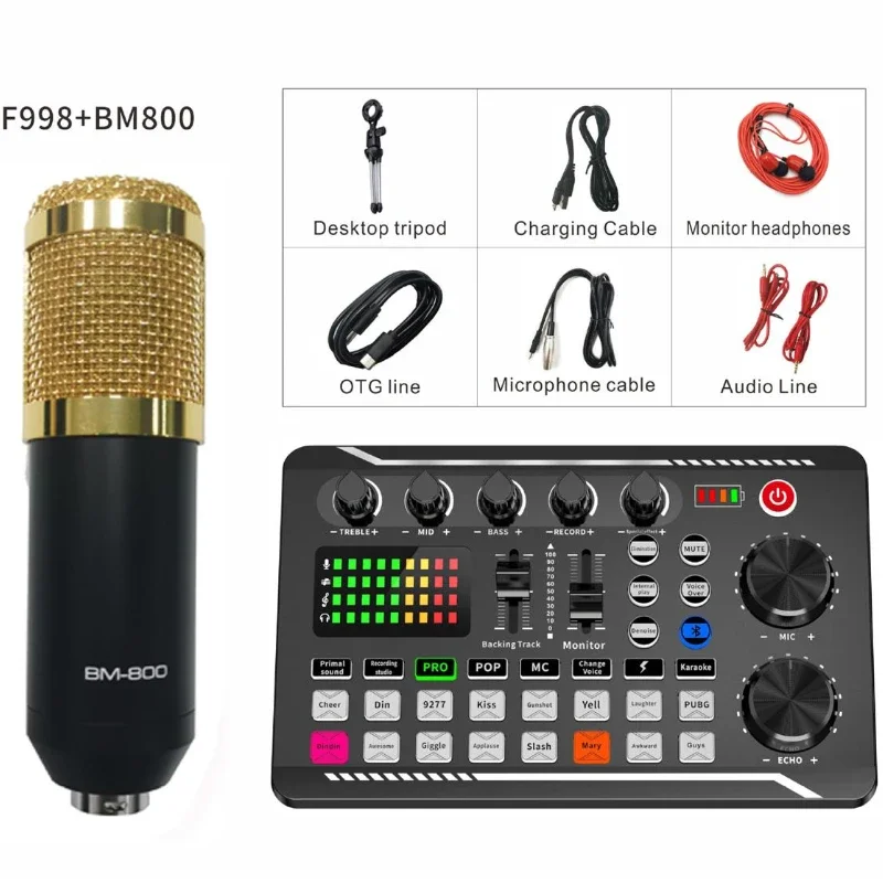 Bm800 with F998 Suit English Version Compatible with Multi-Platform Mobile Phone Computer Universal Customization