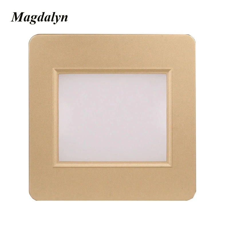 Magdalyn Indoor Ressessed In Wall Lamps Night Corner Panel Lightings Modern Home Decor Radar Motion Sensor Staircase Step Lights