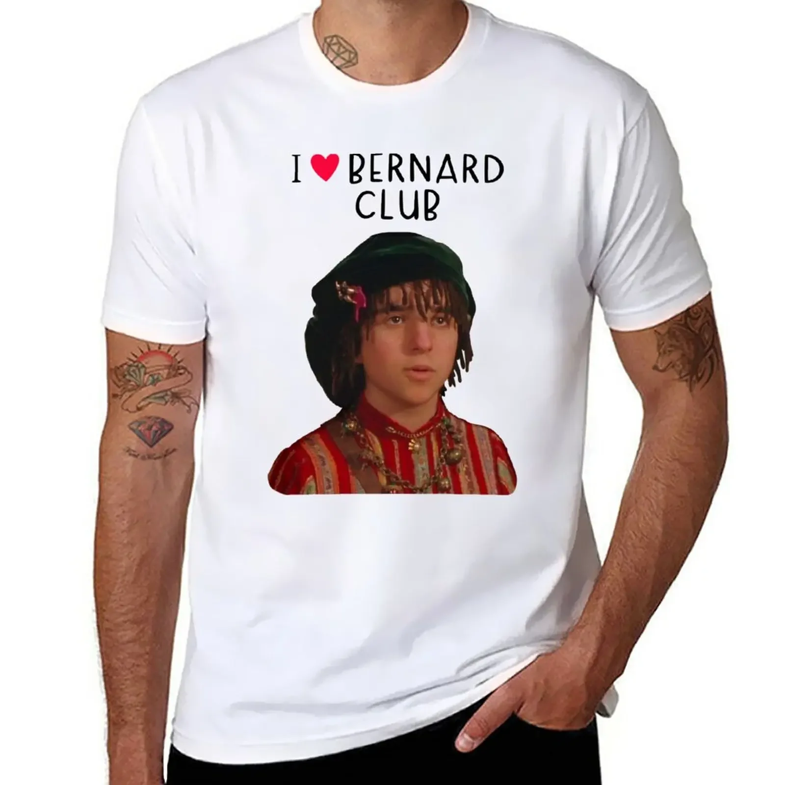 I heart Bernard club Christmas jumper T-Shirt vintage clothes customs design your own oversized t shirt men