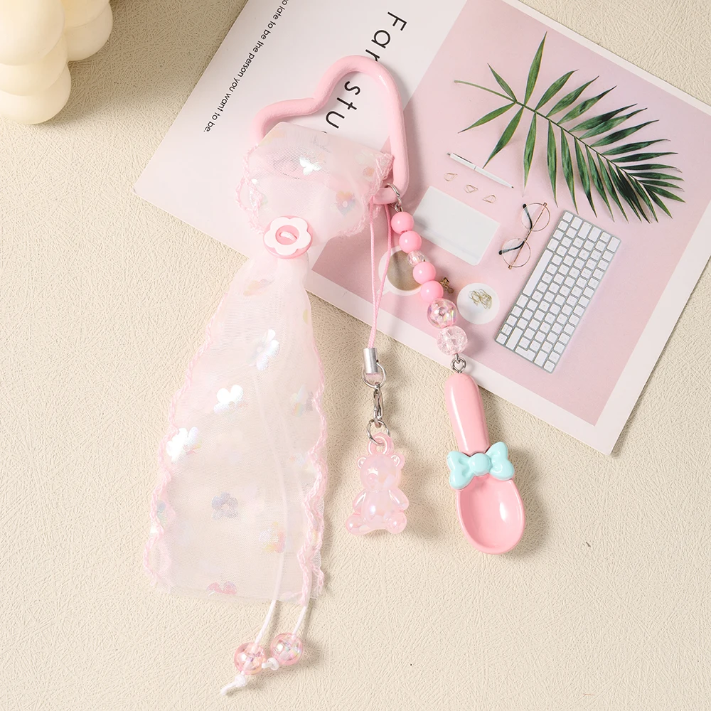 Aihua Fashion Strand-Muschel-Fisch-Seestern-Anhänger Schlüsselanhänger Hübsche Satin-Taschen-Charms Handtaschen-Rucksack-Hosen-Dekoration Geschenke – Detail 18