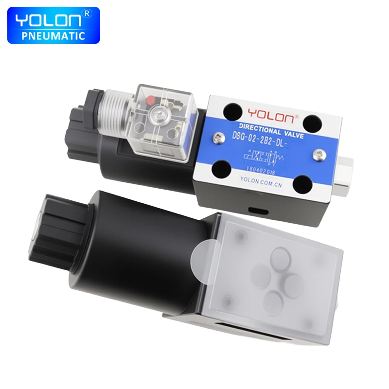 High Pressure DSG-02 Series OEM Directional Control Valve Hydraulic Solenoid Valve Double Acting 315Bar 40L/min