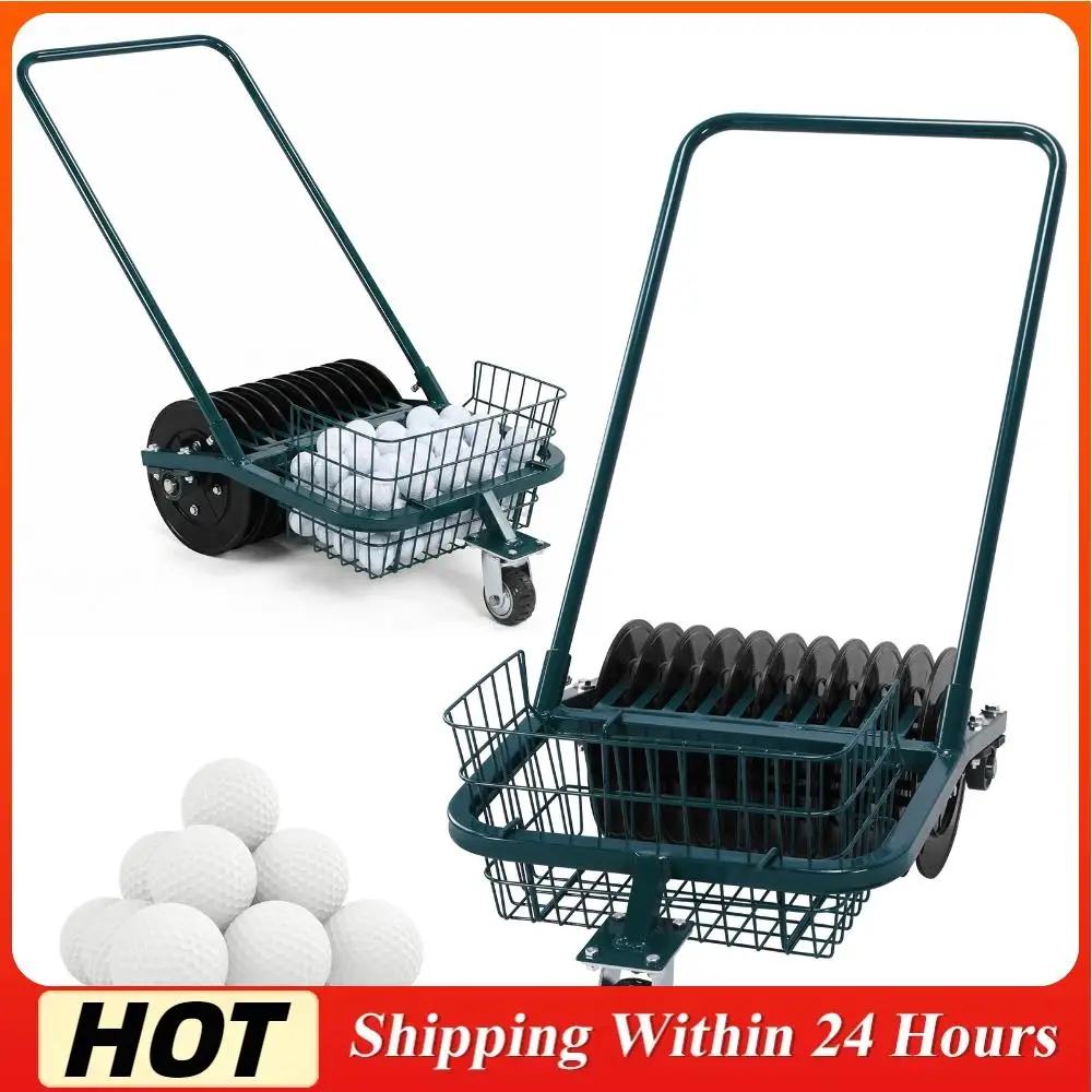 

Тележка для сбора мячей для гольфа: не нужно наклоняться, эффективно и быстро поднимайте мячи, экономя время и силы для всех игроков в гольф.