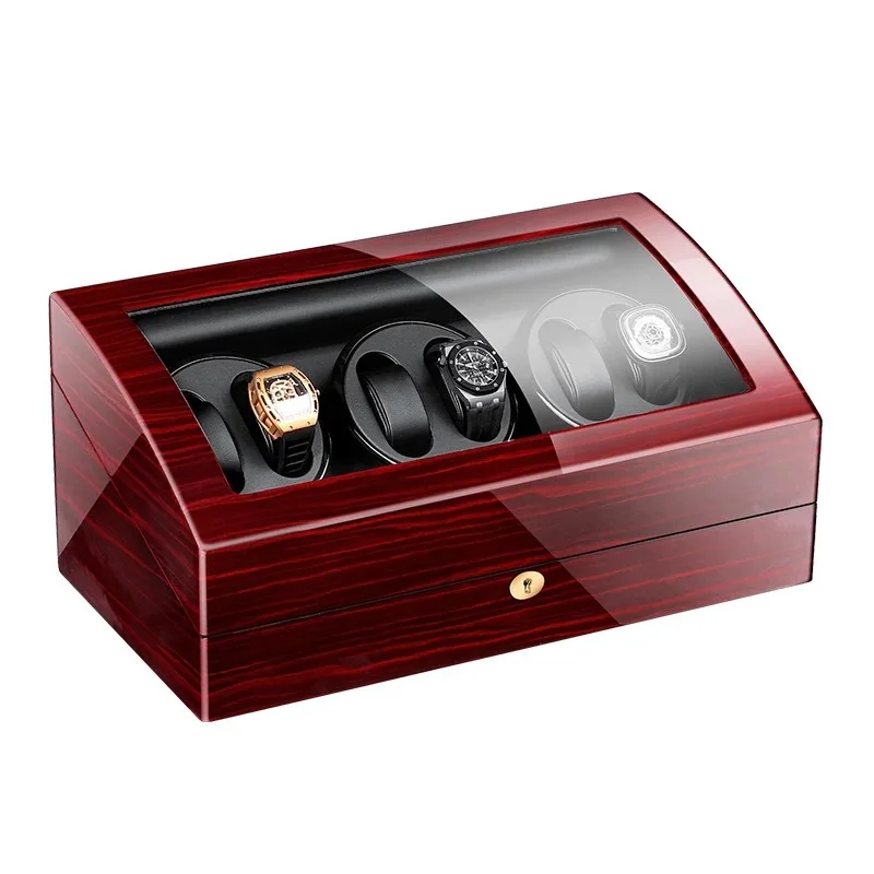 6 + 7 watch position shaker Automatic mechanical watch winding box Rotator watch box Multi-watch position winding box