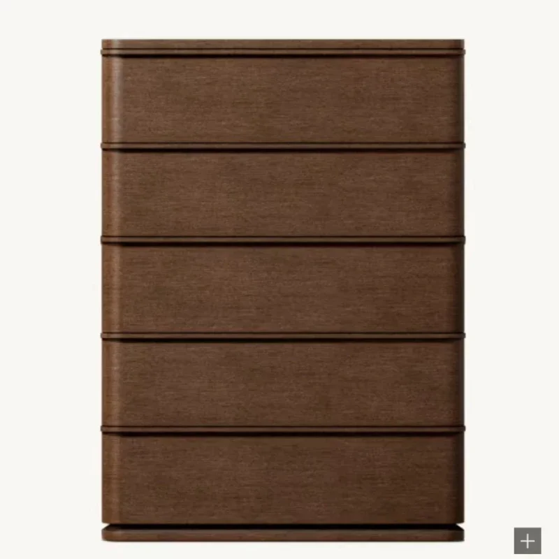 

Luxury new design, large wooden bedside table in the bedroom