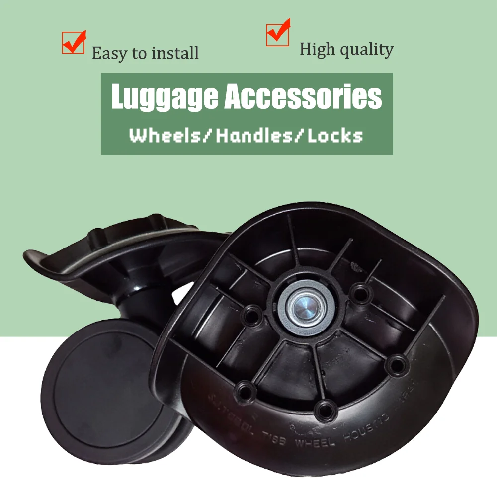 Durable Universal Replacement Luggage Wheels Spinner Caster Repair Kit For SJTOBOL T18B Suitcase Bag with Silent Bearing