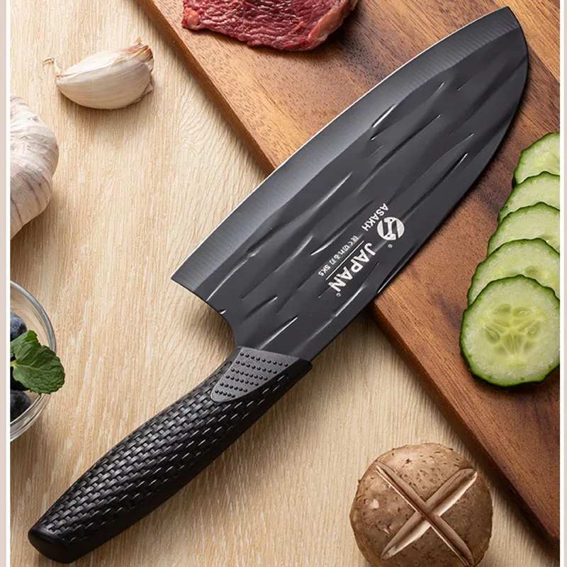 

Little Japanese Kitchen Cleaver Knife Slicing Meat Vegetable Knifes Portable Kitchen Accessories Non Stick Sharp Blade Knives