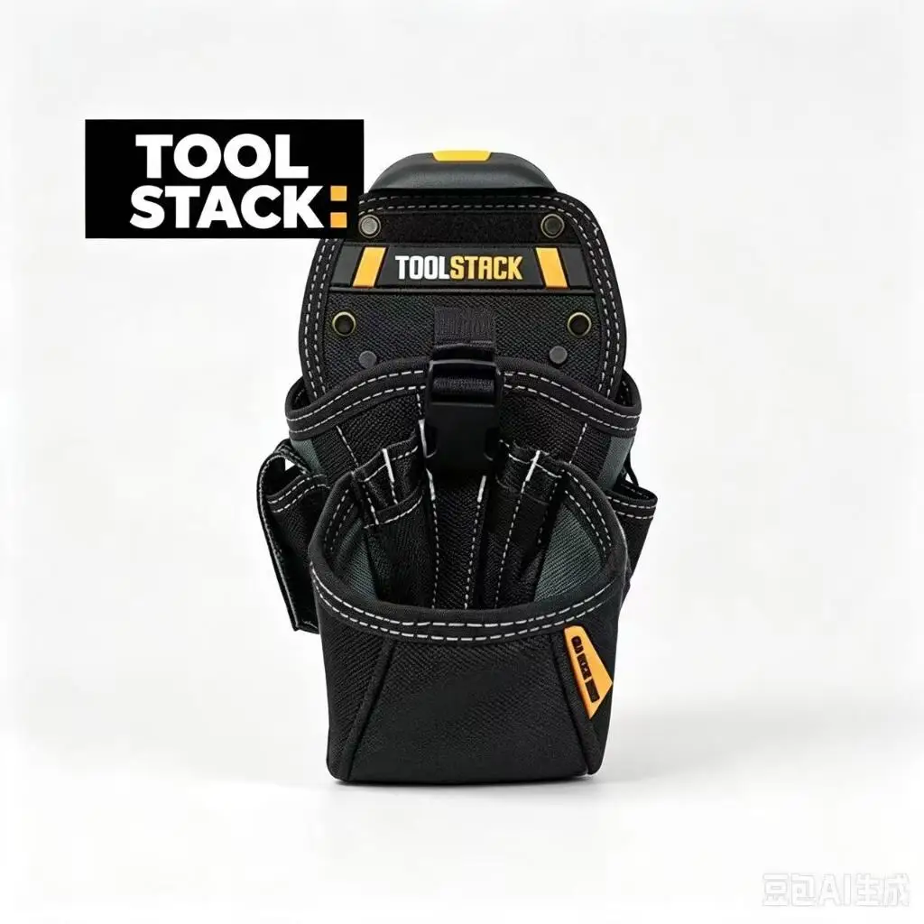 TOOLSTACK Electric Drill Pouch High Capacity Waterproof Drill Toolkit Multi Screwdriver & Spanner Tools Bag