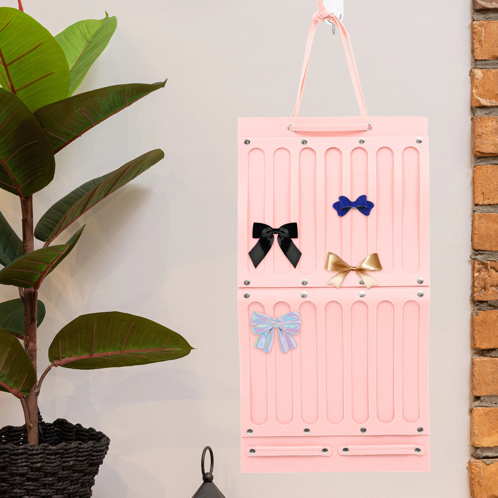 

Hair Accessories Hanging Bag Girls Bows Clips Headb s Storage Bow Holder For Girls Hair Bows Headb Holder PU Durable Sturdy