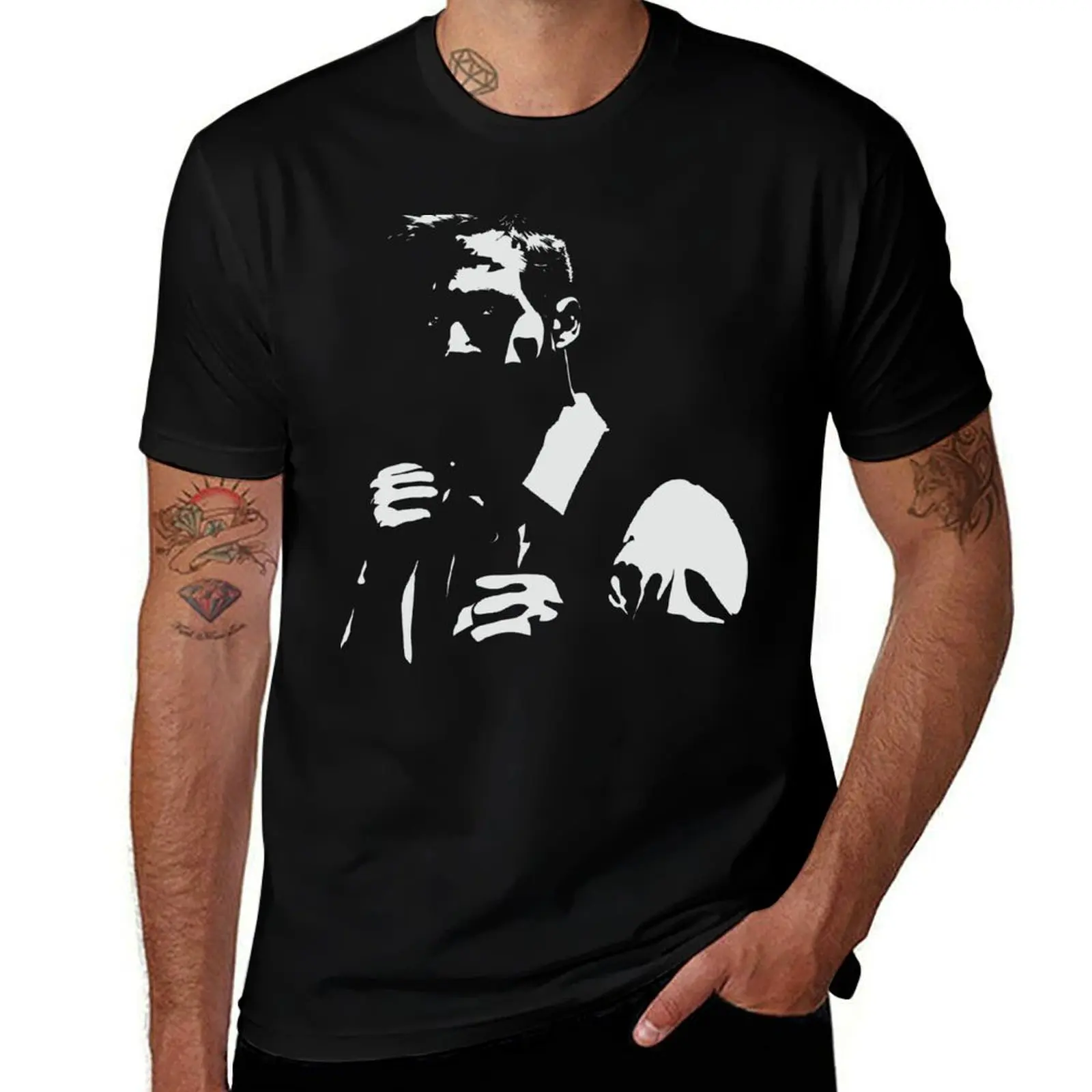 

graphic man shirts Only shirt t brand 100% for men God luxury white pack cotton man Forgives shirts Portrait T-Shirt t t