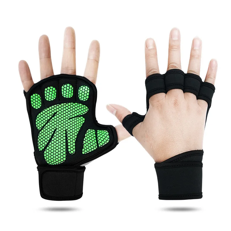 Training Sport Gloves for Men Women Workout Gloves Fitness Body Building Weightlifting Gym Hand Wrist Palm Protector Gloves