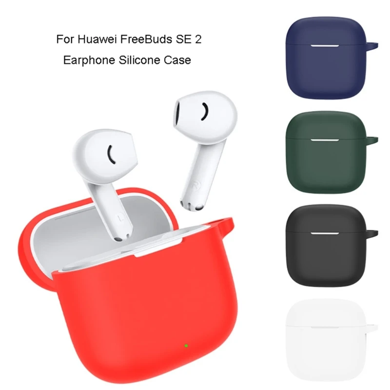 Compatible for FreeBudsSE 2 Shockproof Case Headphone Sleeve Impact-resistant Housing  Washable Silicone Cover