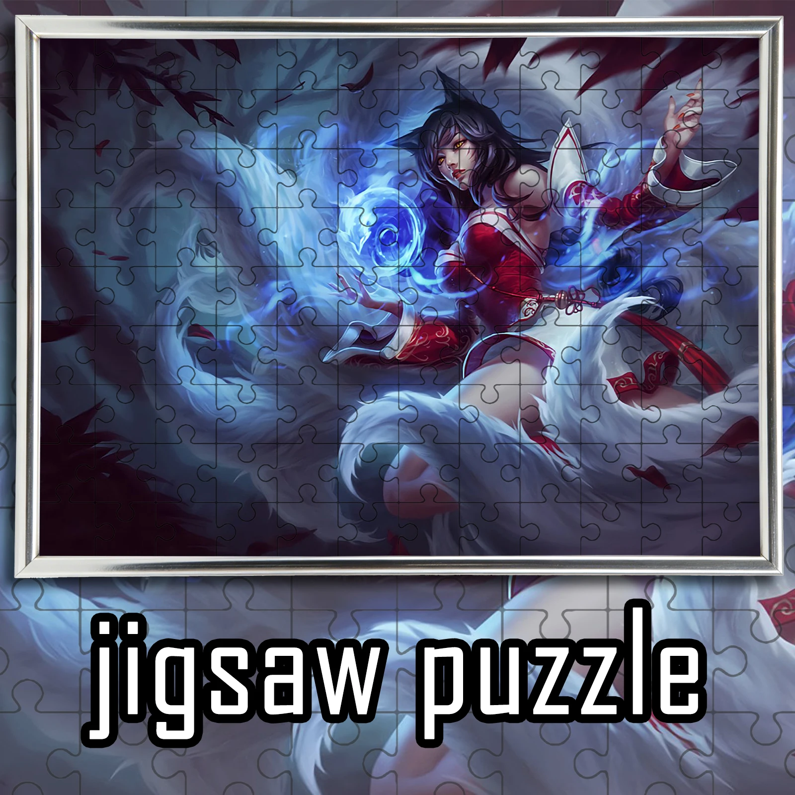 

Магическая головоломка Ahri Nine-Tailed Fox 108/200/300/500/1000 элементов - Игра League of Legends для коллекционеров