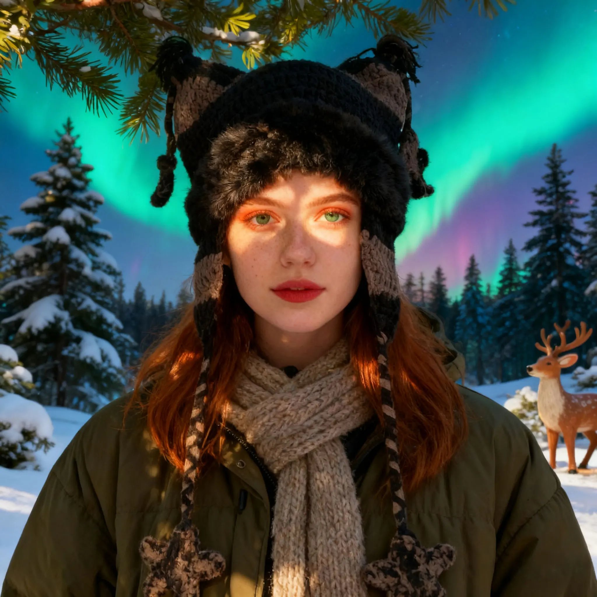 **Симпатичная вязаная шапка-тр – обзор и цена Winter Trapper Hat