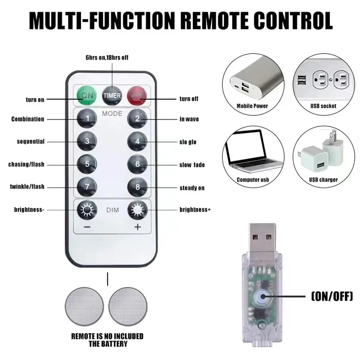 USB 8 طرق LED ستارة ضوء 3X1M/3x2M/3X3M حفل زفاف الديكور سلسلة أضواء ملونة مهرجان عيد الميلاد عطلة الزفاف