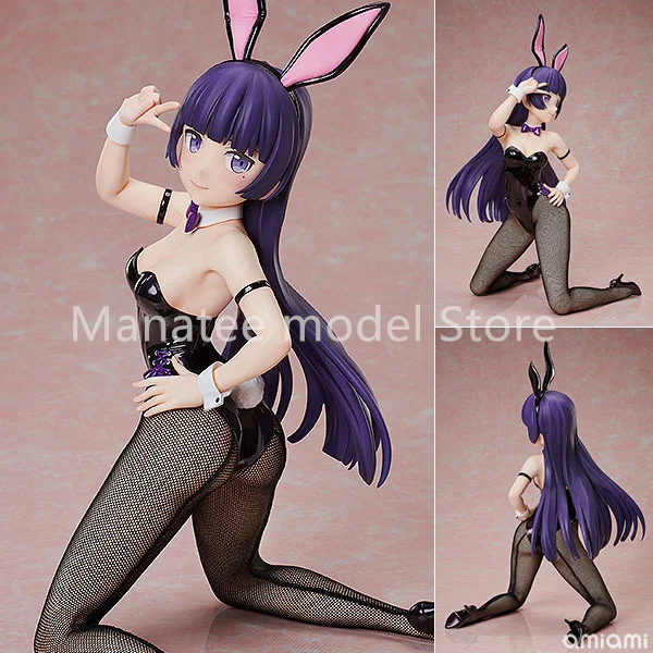 

БЕСПЛАТНО Original Oreimo 2 Kuroneko Bunny Ver. 1/4 ПВХ Фигурка Аниме Модель Игрушки Коллекция Кукла Подарок