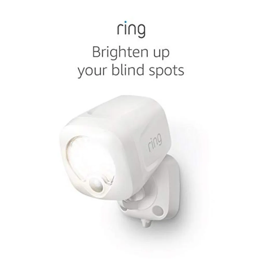 

Светильник Ring Spotlight Battery — Светильник с датчиком движения и яркими светодиодами, совместимый с Amazon Sidewalk.