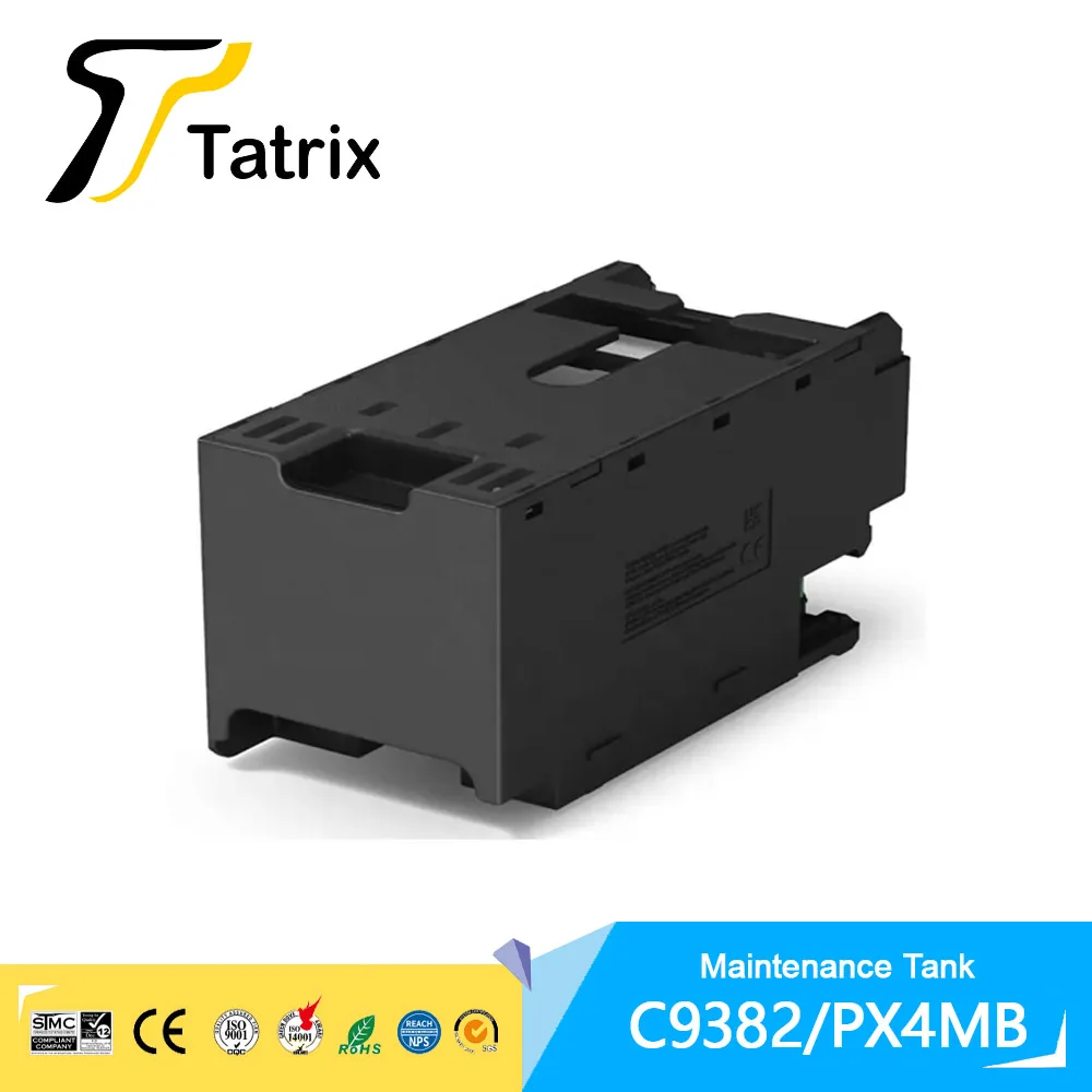 Tatrix C9382 C12C938211 PX4MB10 Compatible Maintenance Box Waste ink Tank for Epson WorkForce WF-C5310/WF-C5810/WF-C5390 Printer