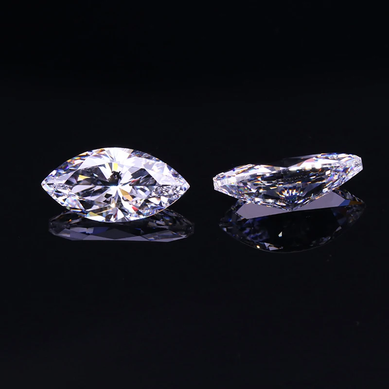 DJMAX 0.05-5ct Rare Marquise Cut Moissanite Loose Stone D Color VVS1 Super White Certified Marquise Moissanite Diamond