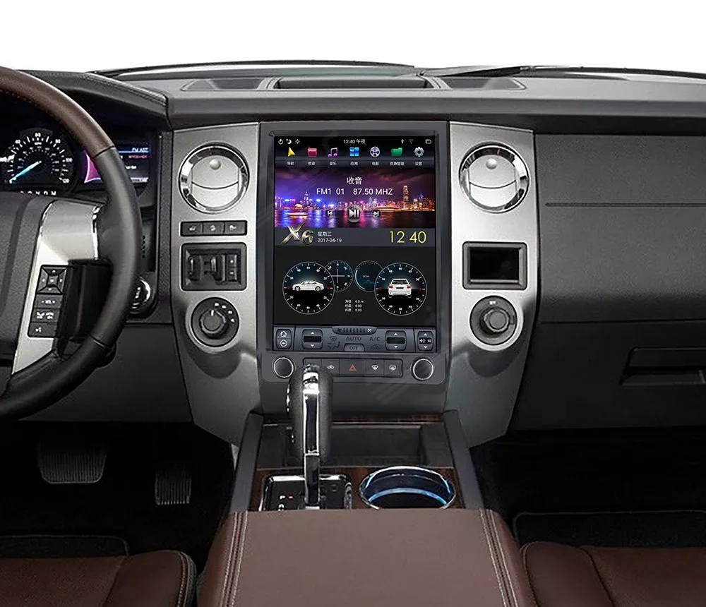 Leitor multimídia carro para Ford Expedition, Qualcomm Snapdragon, Android 11, GPS Navi, unidade principal Carplay, F450, 2015, 2016, 2017