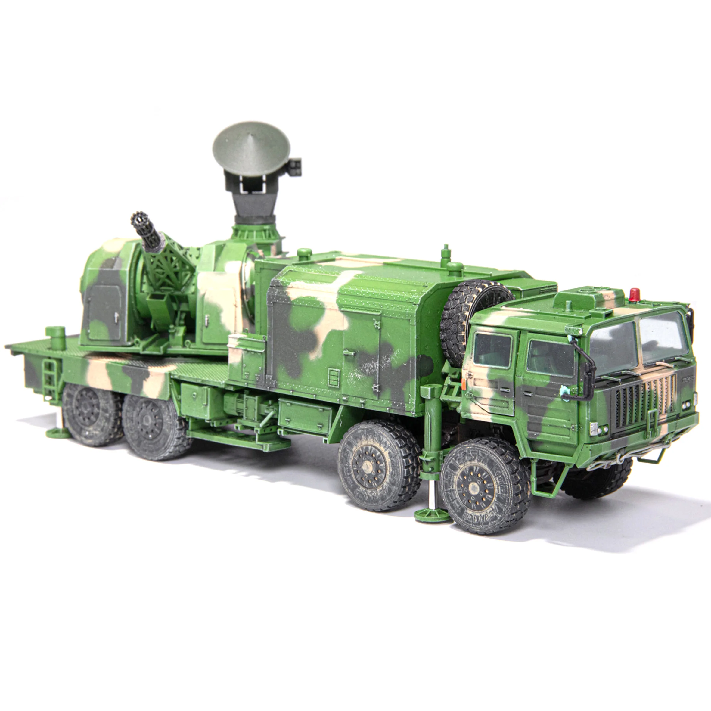 1: 72 AM China HQ-11 Terminal Air Defense System Model (Green Camouflage) Static Finished Product Model