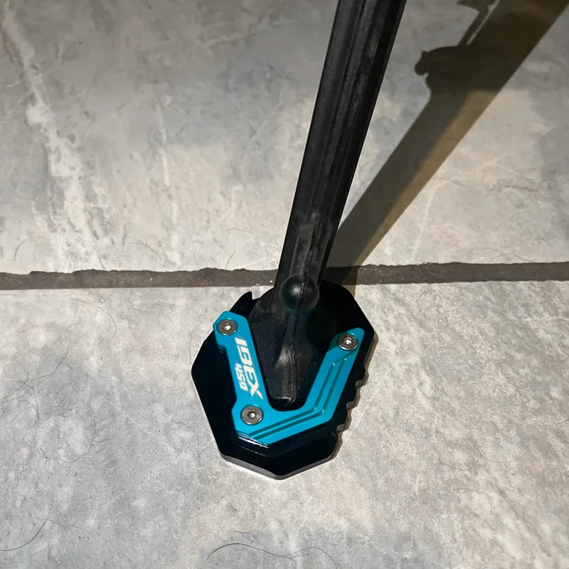 Für CFMOTO IBEX450 450MT 2024 2025 2026 CF 450 MT MT450 IBEX 450 Motorrad Seitenständer-Verlängerungsplatte Reifenventilkappen – Detail 5