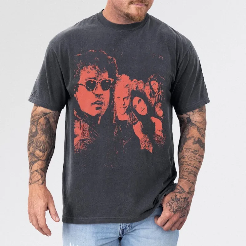 80s Vampire Movie Vintage The Lost Boys Horror Movie Y2K Retro T Shirt Women Men Cotton Tee Summer Oversized Novelty Streetwear