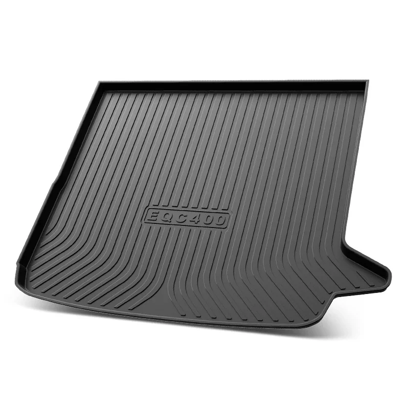 Tpe Achterste Kofferbak Mat Voor Mercedes Benz Eqc 400 2019 2020 2021 2022 2023 Waterdichte Opbergkussen Anti-Slip Gemakkelijk Schoon Auto Accessorie