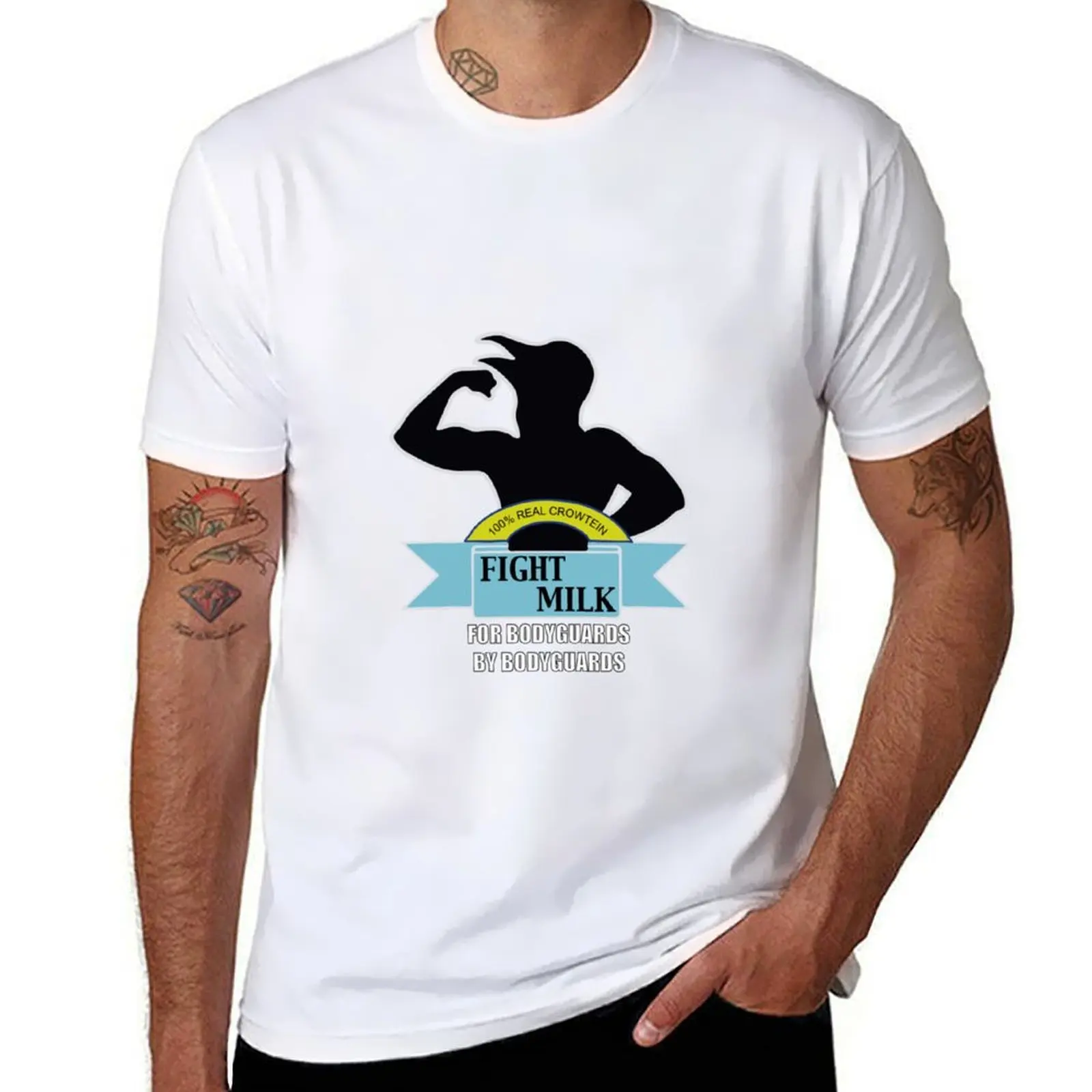 2025 nuevo modelo Fight Milk It's Always Sunny camiseta camisetas gráficas para hombre paquete de camisetas blancas