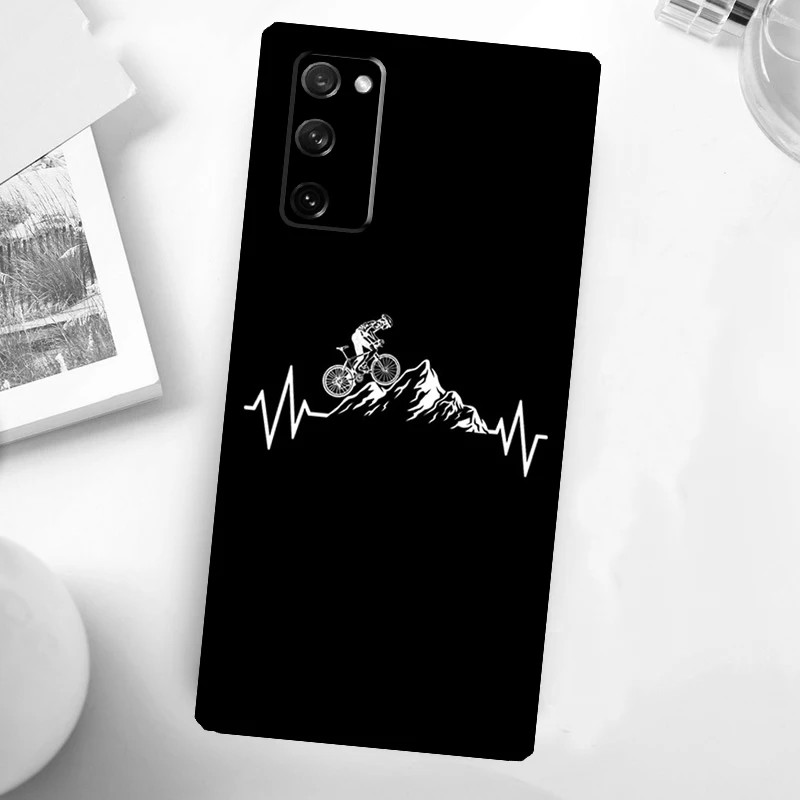 MTB Mountain Bike Cycling Bicycle Case For Samsung Galaxy S24 Ultra S21 S22 S23 Plus S20 FE S8 S9 S10 Note 10 20 Ultra Cover