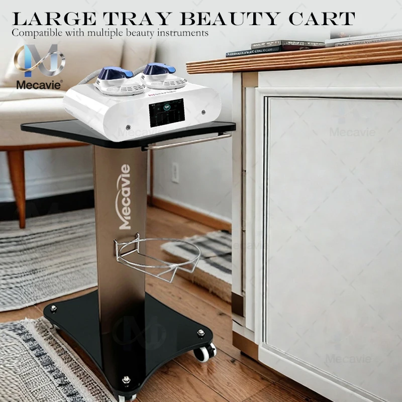 

Beauty Salon Medical Cart with Wheels Aesthetic Trolley Tattoo Removal Wooden Workstation Mobile Auxiliary Equipment‌