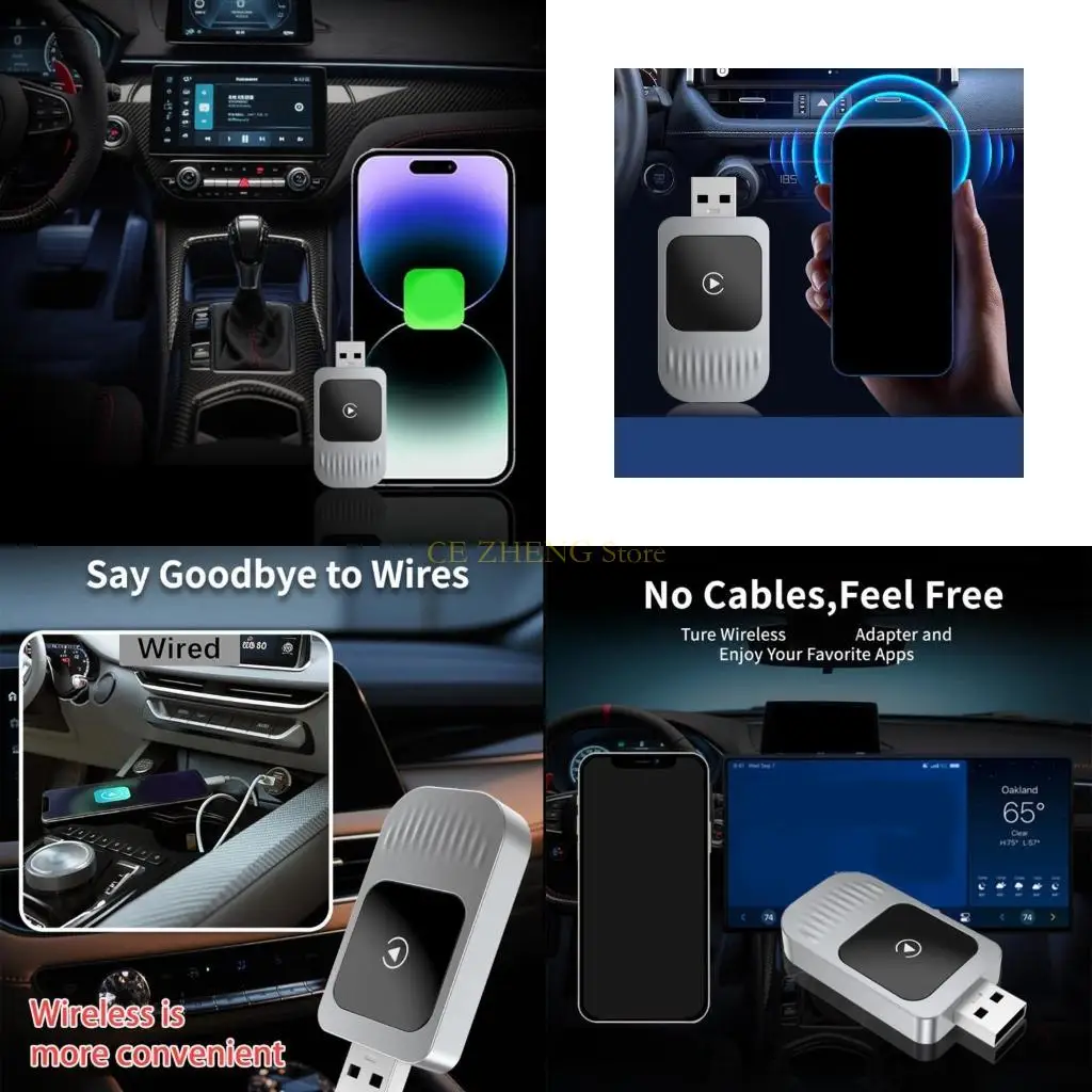 

E56B Efficient Wireless Adapter For Improved Navigation Entertainment Convenient Use