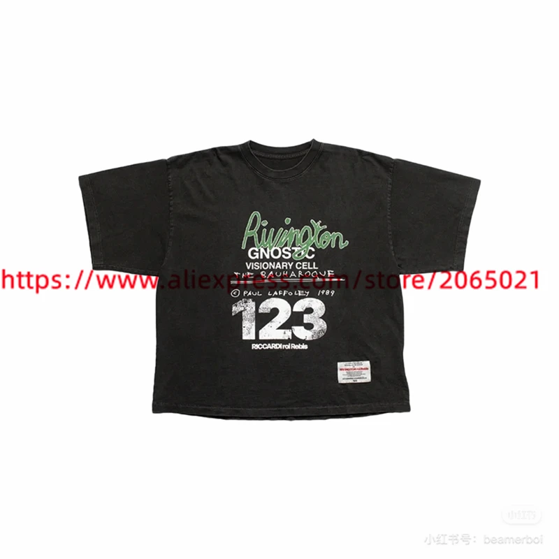 2025ss RRR 123 T Shirt Men Women Best Quality Tops Tee RRR123 T-shirt