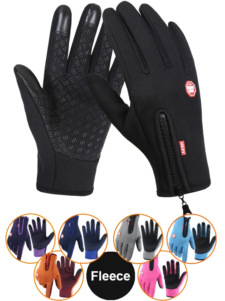 AliExpress Toptrek Outdoor Warm Gloves Autumn Winter Thermal Sport Cycling Running Bicycle Ski Gloves for Camping Hiking Motorcycle Gloves MenWomen