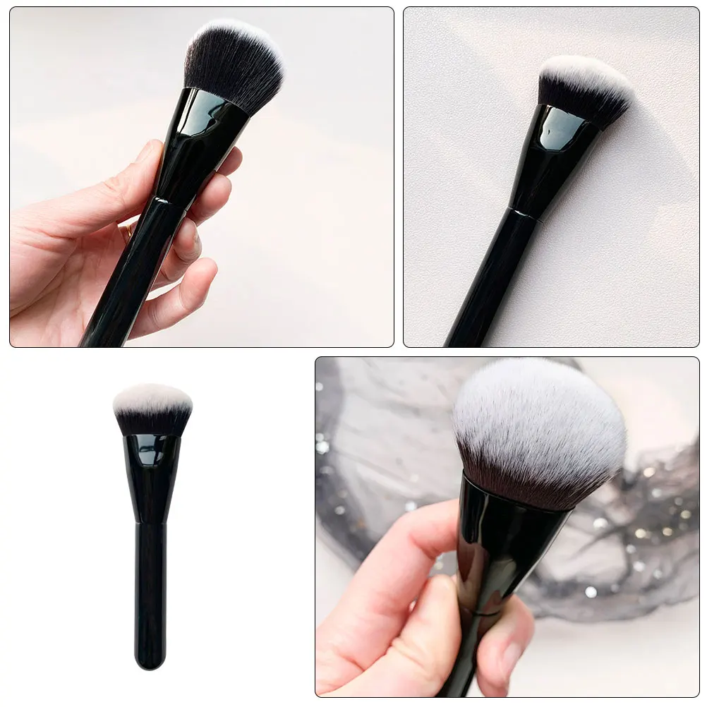 Fondotinta morbido per trucco liquido Piccolo trucco portatile per le donne Blush viso Applicatore in polvere Strumento Fondotinta Miscelazione di liquidi