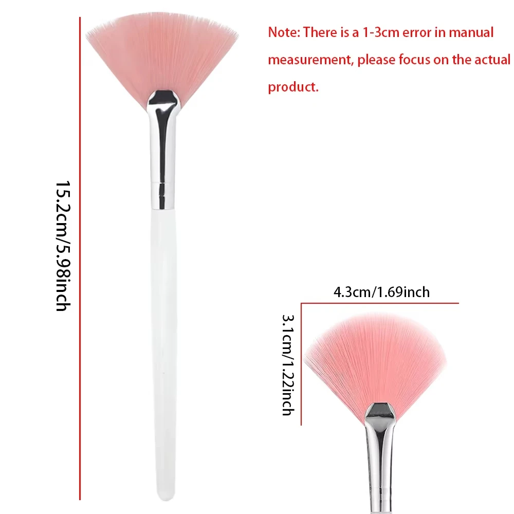 3/15 PCS DIY Face Mask Brush Set Soft Applicator Brushes Makeup Tools Includes Soft Fan Facial Brushes Acid Applicator Brush ﻿