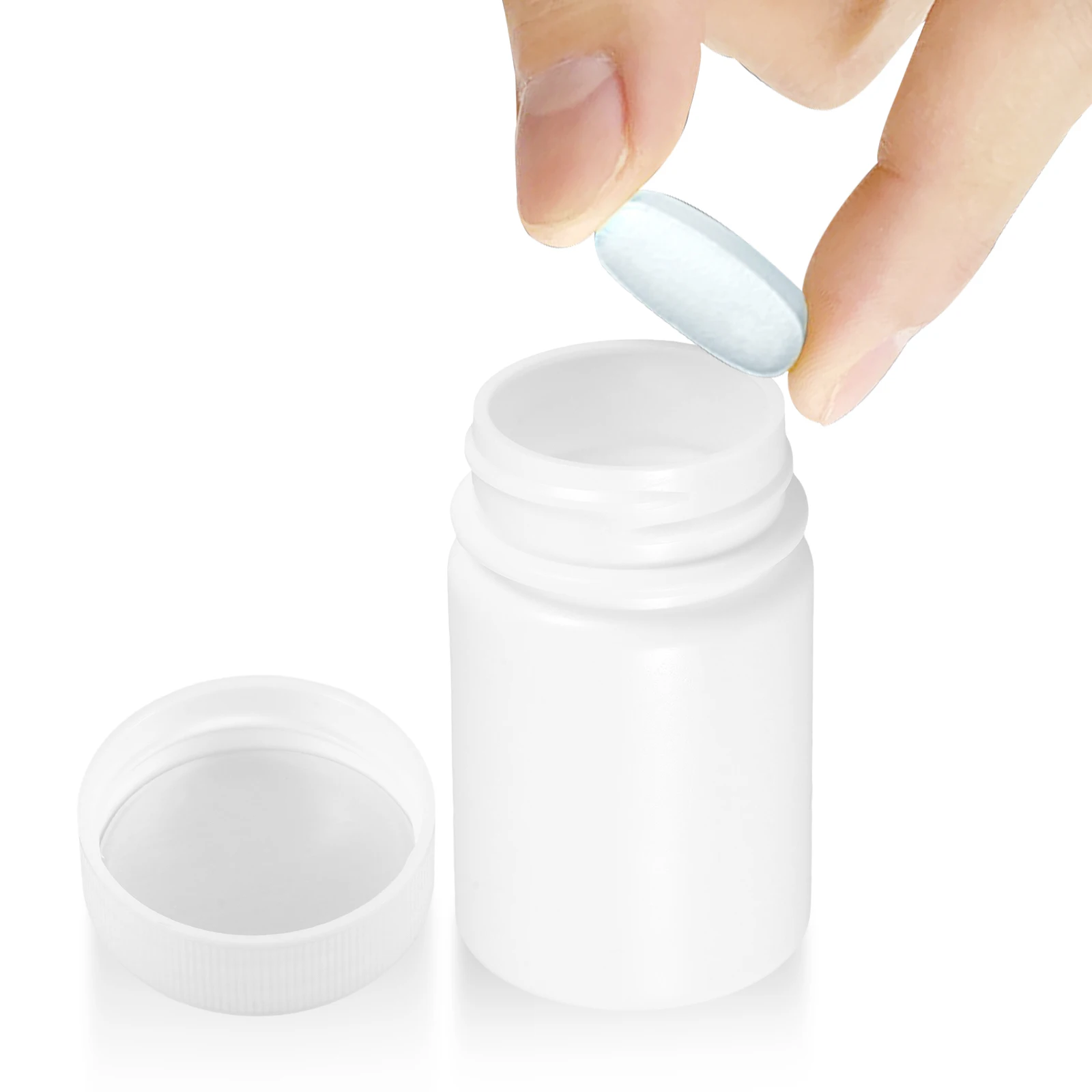 

10 Pcs Vial Empty Medicine Bottles Pocket Plastic Mini Travel Storage Container