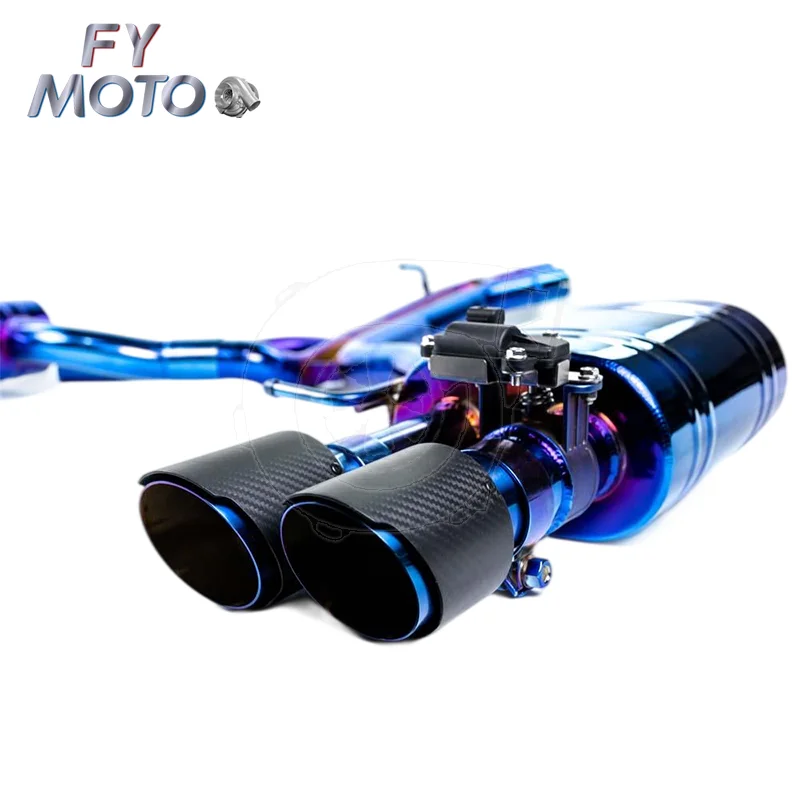 For Audi B9 RS4 Titanium Valvetronic Exhaust System With Carbon Fiber Tips
