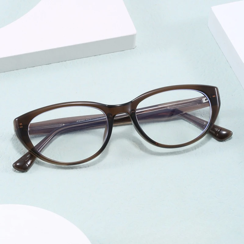 

2025 New Cat Eye Anti-Blue Glasses - Personalized Fashion Frame with Myopia Matching, Trendy Street Photography Sunglasses
